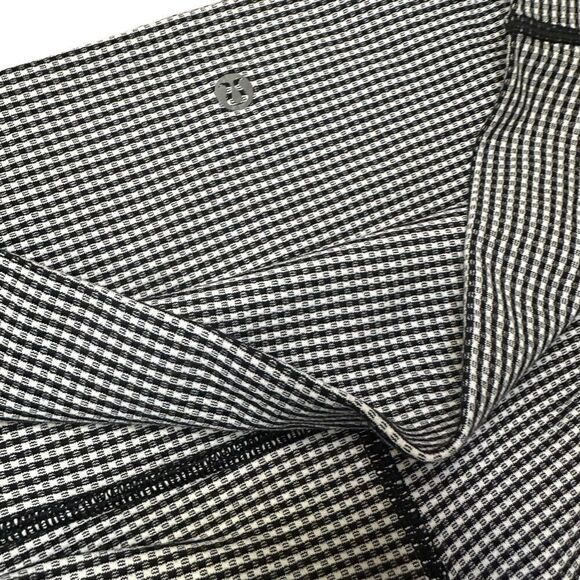 Lululemon Women's Wunder Under Crop II (Roll Down) Gingham Luon Leggings Size 6 - Picture 5 of 10